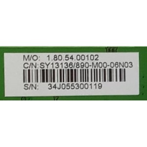 MAIN / SEIKI SY13136 / 890-M00-06N03 / CV3393BH-D / 1.80.54.00102 / SY13177 / MODELO SC32HT04	
